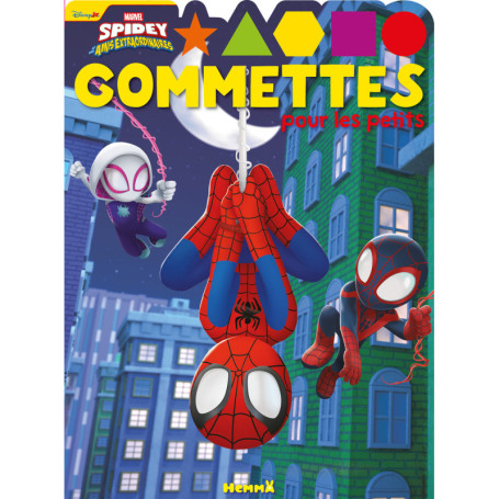 Marvel Spidey et ses amis extraordinaires - Gommettes pour les petits (Ghost-Spider et Spidey têtes en bas, Spin)