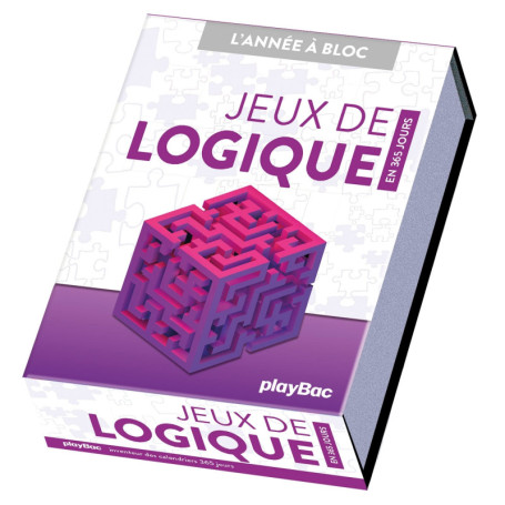 Calendrier Jeux de Logique en 365 jours - L'ANNÉE À BLOC