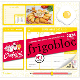 Frigobloc Hebdomadaire 2026 Chefclub (de sept. 2025 à déc. 2026) Frigobloc Hebdomadaire 2026 Chefclub (de sept. 2025 à déc. 2026)