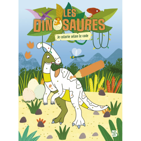 Les dinosaures : Je colorie selon le code