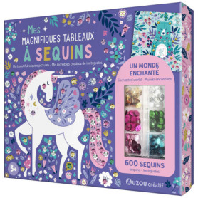 100 % créa - Mes magnifiques tableaux à sequins 100 % créa - Mes magnifiques tableaux à sequins