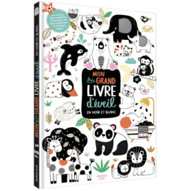 Mon très grand livre d'éveil en noir et blanc