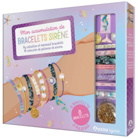 Mon accumulation de bracelets sirène - 8 bracelets ! Mon accumulation de bracelets sirène - 8 bracelets !