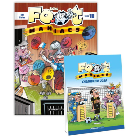 Les Footmaniacs - tome 18 + calendrier 2025 offert