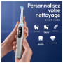 Oral-B iO 6 Brosse à Dents Électrique Grise, 2 Brossettes, 1 Étui de Voyage, 1 Pochette pour Chargeur