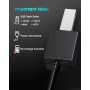 ANDTOBO Adaptateur USB vers Aux Audio, Adaptateur mâle vers USB Femelle 3,5 mm pour écouter de la Musique avec Une clé USB dans