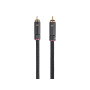Monoprice Onix Series Câble coaxial numérique Audio vidéo RCA pour Caisson de Basses RG-6/U 75 ohms 4,6 m Noir