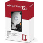 WD Red Plus Disque Dur Interne NAS 3,5" 12 to – Classe 7200 TR/Min, SATA 6 Go/s, CMR, 256 Mo de Cache