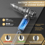 NVKHG Aspirateur à Main, 26000Pa Puissance D'aspiration, Multifonction 4 en 1, Moteur sans Balais à Grande Vitesse, Filtre HEPA