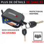 KRASER KR730 Porte Clef Voiture Moto de Haute Qualité, Vos Clés Toujours à Portée de Main, Compartiment Intérieur Exclusif pour 