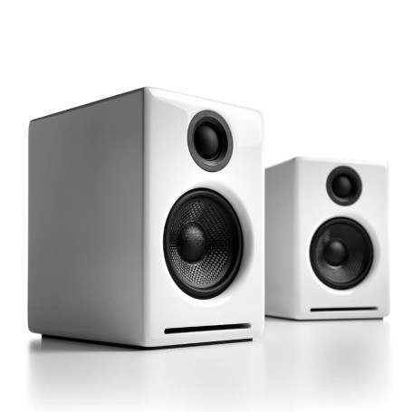 Audioengine Enceintes de Bureau sans Fil Bluetooth A2 Plus - Enceintes d'ordinateur 60 W pour la Musique et Les Jeux