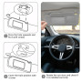 Pare Soleil Voiture Compatible pour Toyota Land Cruiser J12 2002-2009 Pare-soleils Intérieur pour Prado LC120 2003-2009 (Côté Co