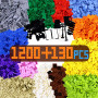 1330 pieces de briques Classiques, Briques Basiques Classiques Compatibles Avec Toutes Les Grandes Marques, En Plus Il Y A Des P