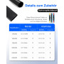 Câble électrique 22AWG 2 x 0,34mm² UL2464-5 mètres - Câble 2 conducteurs en cuivre étamé-300V-Idéal pour éclairage LED automobil