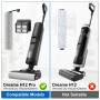 Druuzyl Rouleau de Brosse de Rechange et Filtre HEPA pour dreame H12 Pro Accessoires Aspiration Humide/Sèche 2 Rouleaux de Bross