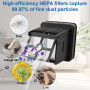 Druuzyl Rouleau de Brosse de Rechange et Filtre HEPA pour dreame H12 Pro Accessoires Aspiration Humide/Sèche 2 Rouleaux de Bross