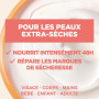 Mixa Intensif Peaux Sèches - La Crème des Peaux Extra-Sèches - Multi Usages Visage, Corps, Mains, Pieds - Nourrit 48h et répare 