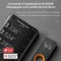 HOTO Télémètre Laser Numérique Bluetooth, Mètre Laser Rechargeable, 0,05 – 30m, Précision ±2 mm, m/ft Unités Commutables, Charge