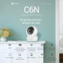 EZVIZ C6N 2 Pack Caméra Surveillance WiFi Intérieure 1080p, Caméra Bébé Pan/Tilt à 360°, Vision Nocturne Intelligente avec Smart