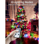 ARKOCHIC 35M Guirlande Lumineuse de Noël, 300 LED Lumières de Noël Intérieur et Extérieure Électrique 8 Modes Etanche Guirlande 
