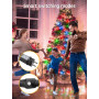 ARKOCHIC 35M Guirlande Lumineuse de Noël, 300 LED Lumières de Noël Intérieur et Extérieure Électrique 8 Modes Etanche Guirlande 