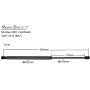 Ramor Strutz 2x Verin de Hayon Compatibles avec Ford Mondeo Mk4 2007-2015. Ressorts à Gaz pour Hayon, Verins de Coffre. Remplace