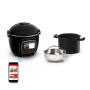 Moulinex Cookeo Touch Wifi Multicuiseur intelligent, Cuve 6 L, Haute pression, Guide pas à pas, 250 recettes intégrées, Applicat