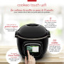 Moulinex Cookeo Touch Wifi Multicuiseur intelligent, Cuve 6 L, Haute pression, Guide pas à pas, 250 recettes intégrées, Applicat
