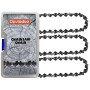 Opuladuo Lot de 3 chaînes de tronçonneuse compatibles avec Stihl GTA 26, chaînes de tronçonneuse compatibles avec Stihl 36700000
