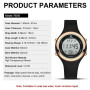 LN LENQIN Montre Femme Montre Le chronomètre pour Femmes 30m Montres de Poignet Militaire imperméables avec rétroéclairage/Alarm