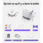 NARWAL Freo Z10 Robot Aspirateur et Laveur avec Système Anti-Enchevêtrement, 15000 Pa, Base Autonome, Nettoyage à 75°C, Séchage 