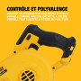 DEWALT - Souffleur Compact 18V XR, Outil Seulement, DCV100-XJ