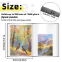 MOZOOSON Rangement Puzzle, Dossier de Puzzles pour 1000 pièces Grande capacité Portable avec 25 Poches, Accessoires de Puzzle ét