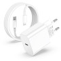 Chargeur iPhone,Chargeur Rapide avec 2M Câble USB C,Type C Adaptateur Secteur pour Original Apple iPhone 14/13/12/11/Plus/Pro/Pr