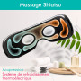 Adamson A80 Masseur oculaire avec chaleur et froid - Appareil de massage et relaxation anti cerne rechargeable avec Bluetooth - 