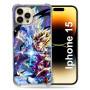 Cokitec Coque Renforcée pour Iphone 15 (6.1) Manga Dragon Ball Sangohan Duo
