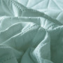 Whale Flotilla Couvre-Lit 260x280 cm avec 2 Taies d'oreiller, Dessus de Lit Gaufré Doux Léger avec Motif Géométrique pour 4-Sais
