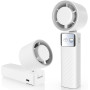 Ventilateur Portable à Main,Ventilateur Silencieux,Puissant Ventilateur usb avec batterie de 4000 mAh,1 à 199 vitesses design pl