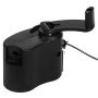 Chargeur de Téléphone USB à Manivelle, Chargeur USB Portable pour les Activités de Plein Air (Noir)