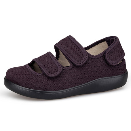 Hsyooes Sandales de rééducation Femme Chaussures diabétiques Hommes Chaussons Orthopédique Respirable Réglables Pantoufles Anti-