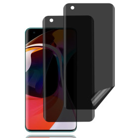 Protection D'écran Anti-Espion pour Xiaomi Mi 10/Mi 10 Pro [2 Pièces], Anti-Spy Protège Écran, Privacy Film en TPU Flexible, San