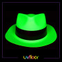 UVFloor - Lot De 12 Chapeaux Fluorescents - Spéciale Lumière Noire et Ultra Violet - 4 Couleurs Vives - Accessoire Fluorescent -