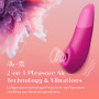 Womanizer Enhance 2-en-1 Suceur de clitoris | Vibromasseur avec Stimulateur Clitoridien à succion | Sex Toy aspirant pour femme 