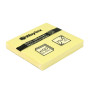WAYTEX 931642 Notes autocollantes bloc de 100 feuilles jaunes carrées 75 x 75 mm adhésives repositionnables