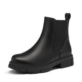 DREAM PAIRS Bottines Chelsea pour Femme Bottine à la Mode Classique Bottes Femmes Chaussures Confortable