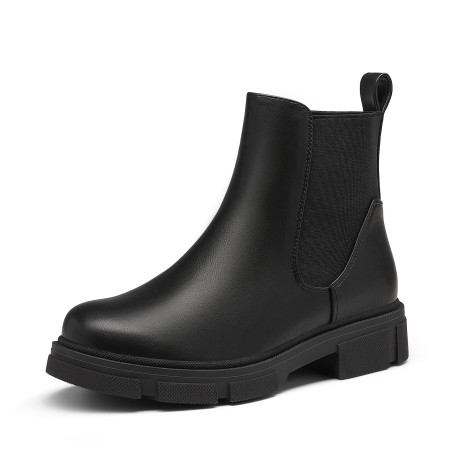DREAM PAIRS Bottines Chelsea pour Femme Bottine à la Mode Classique Bottes Femmes Chaussures Confortable