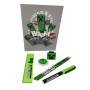 Theonoi Set de Papeterie (7 pièces) Creeper pour Tous Les Fans de Joueurs. Cadeau de rentrée Scolaire pour remplir Le Sac d'écol