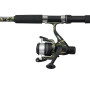 Mitchell Tanager Camo II Telescopic Spinning Combo | Ensemble Canne à pêche et Moulinet Compact pour Les pêcheurs en Eau Douce |