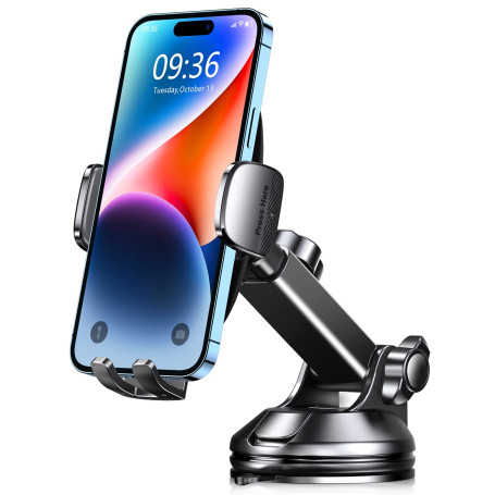 CIRYCASE Support Téléphone Voiture, 2025 Amélioré [Ventouse Ultra Puissante] Porte Voiture Telephone Tableau de Bord, Rotation 3