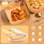edihome, Papier Cuisson Air Fryer, pour Friteuse sans Huile, 100 Unitès, 16-20 cm, BPA Free, Jetable, pour Four, 5 à 8 litres (C